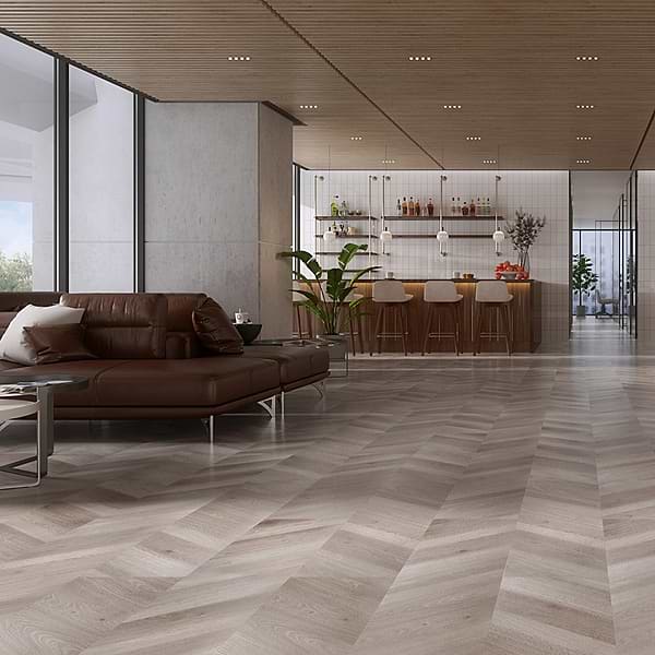 Stacy Garcia Fleetwood Chevron Dolphin Rigid Core Click 12x48 Luxury Vinyl Plank Flooring
