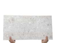 Rizo LVT Silver Beige 12x24 Glue Down Luxury Vinyl Tile 28mil