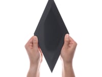 Basque Black Jade 6x12 Beveled Polished Marble Tile
