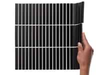 Kai Black 1x4" Tri-Stacked Matte Porcelain Mosaic Tile
