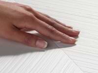 Plaster Arrow White 18x48 Textured Matte Ceramic Tile