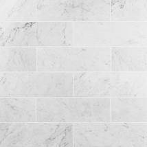 Bianco Carrara 4x12 Polished Marble Tile