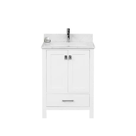 Athena 24'' White Vanity And Marble Counter