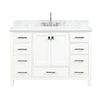 Athena 48'' White Vanity And Marble Counter
