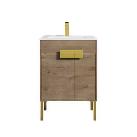 Portofino 24'' Classic Oak Vanity And Counter