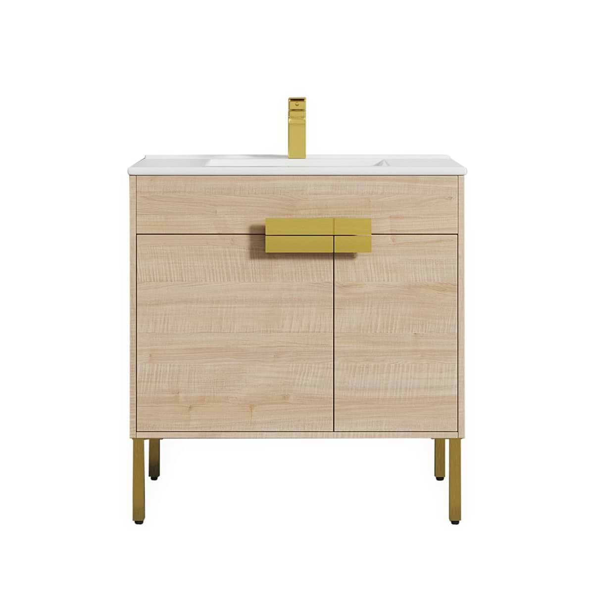 Portofino 30'' Maple Vanity And Counter