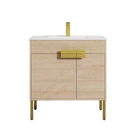 Portofino 30'' Maple Vanity And Counter