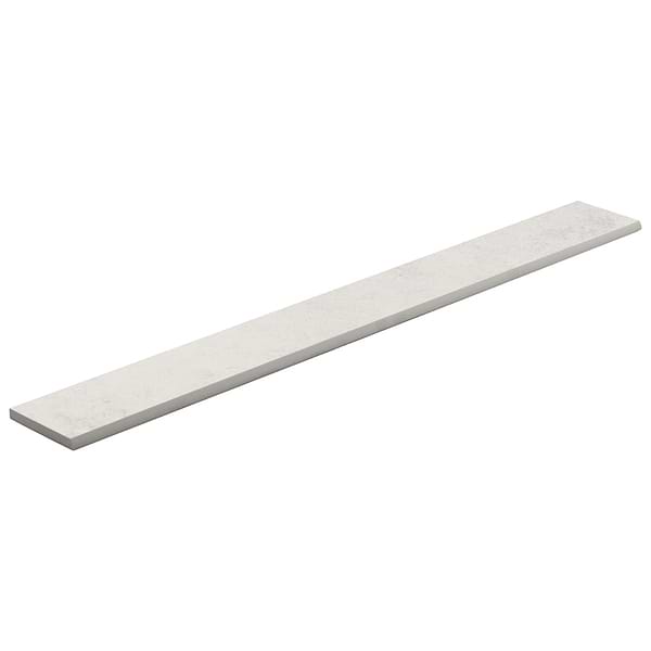 New Rock Perla White 3x24 Matte Porcelain Bullnose