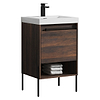 Kaleb 20'' Cali Walnut Vanity and Counter; in Style Ideas Contemporary, Industrial, Mid Century, Modern, Transitional