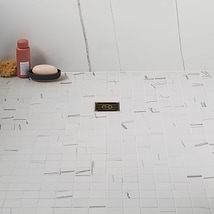 Minera Sahara Blanco White 2x2 Marble Look Matte Mosaic Tile