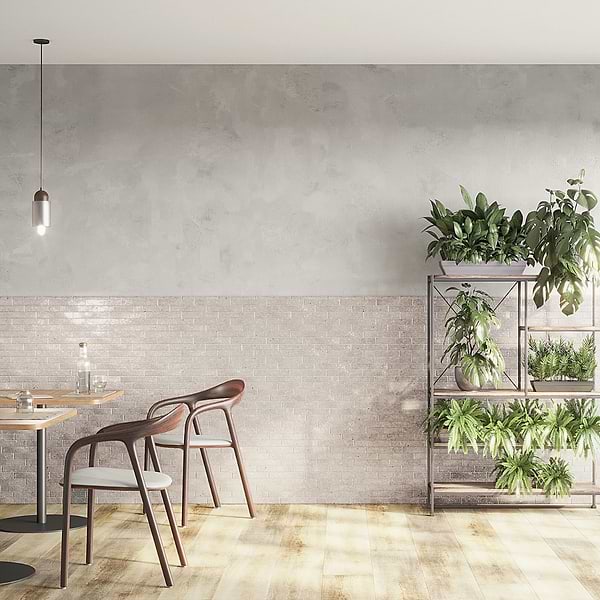 Wabi Sabi Agata Gray 1.5x9 Crackled Glossy Ceramic Tile