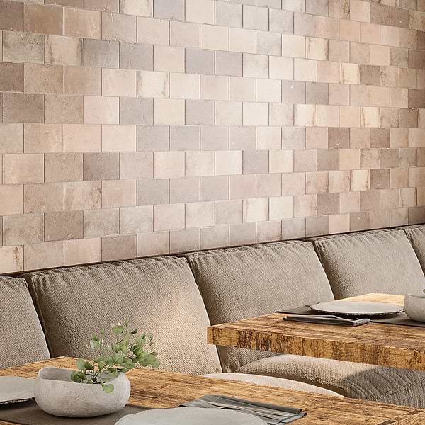 Parma Brick Taupe 4x8 Terracotta Look Matte Ceramic Tile