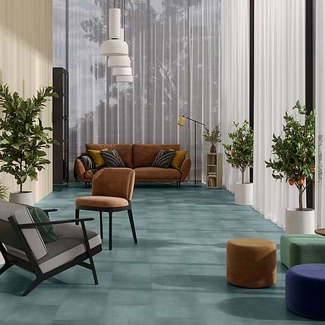 Bond LVT Viridum Green 12x24 Glue Down Luxury Vinyl Tile 12 mil wear layer