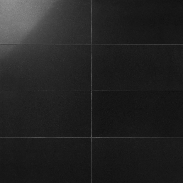 Pietra Basalt Black 12x24 Honed Basalt Tile
