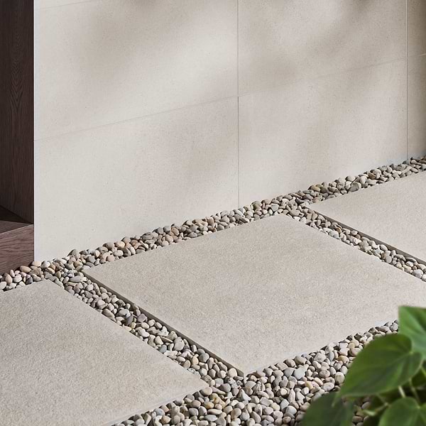 Rushmore 2CM Park 24x24 Porcelain Paver in Beige, View 2, open zoomed image