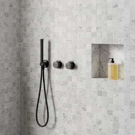 Bianco Carrara 2x2 Honed Marble Mosaic Tile