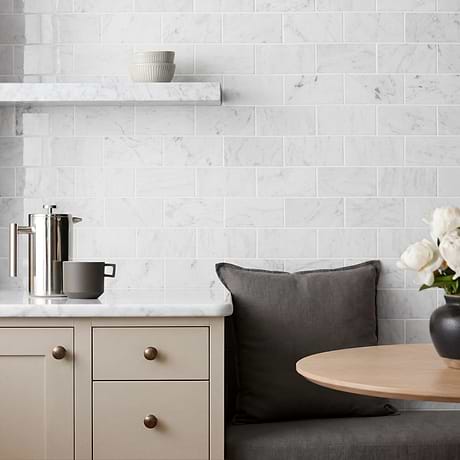 Marble Tile for Backsplash,Kitchen Floor,Kitchen Wall,Bathroom Floor,Bathroom Wall,Shower Wall,Shower Floor,Outdoor Wall,Commercial Floor