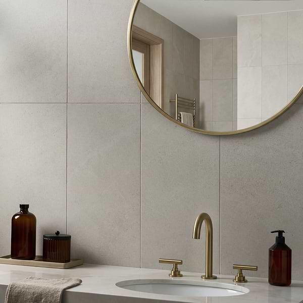 Rushmore Lake Beige 12x24 Matte Porcelain Tile in Light Beige, View 2, open zoomed image