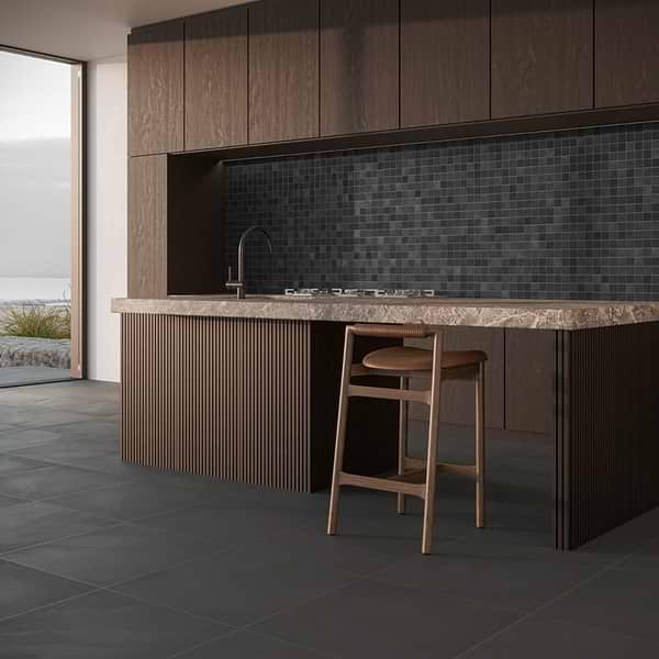 Fordham Nero Black 2x2 Matte Porcelain Mosaic Tile