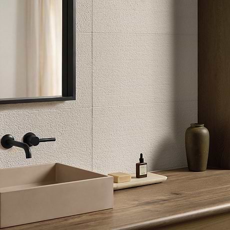 Simena Lines Beige 12x24 Textured Limestone Tile
