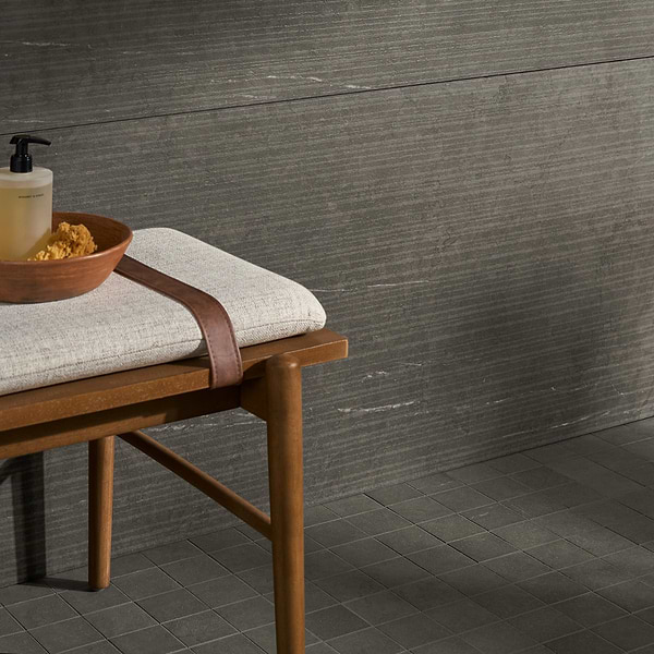 Corretta Flow Mocha Gray 24x48 Matte Porcelain Tile, View 2, open zoomed image