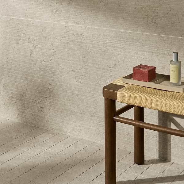 Corretta Flow Sand Beige 24x48 Matte Porcelain Tile in Sand, Beige, View 2, open zoomed image