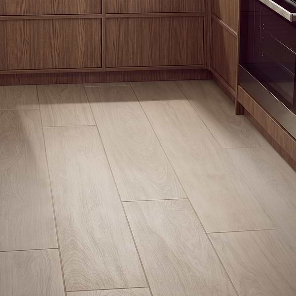 Millie Smoke Gray 10x60 XL Wood Look Matte Porcelain Tile in Gray, View 2, open zoomed image