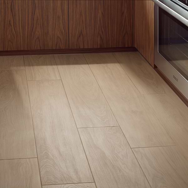 Millie Sand Beige 10x60 XL Wood Look Matte Porcelain Tile in Beige, View 2, open zoomed image