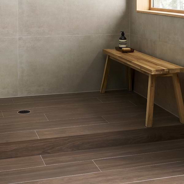 Millie Spice Brown 8x48 Wood Look Matte Porcelain Tile in Brown, View 2, open zoomed image