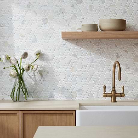 Marble Tile for Backsplash,Kitchen Floor,Kitchen Wall,Bathroom Floor,Bathroom Wall,Shower Wall,Shower Floor,Outdoor Wall,Commercial Floor