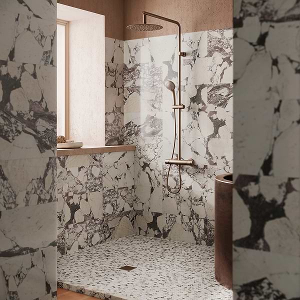 Calacatta Viola Premium 1" Penny Round Honed Marble Mosaic Tile