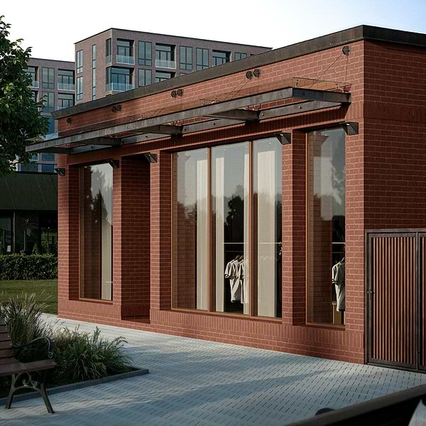 Brownstone Red 3x7 Tumbled Wire Cut Clay Thin Brick Tile
