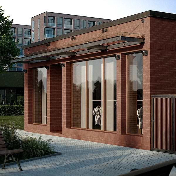 Brownstone Flashed Red 3x7 Tumbled Wire Cut Clay Thin Brick Tile