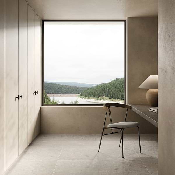 Rizo Gray 24x24 Terrazzo Look Matte Porcelain Tile
