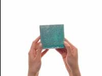 Breeze Tide Turquoise 4" Square Crackled Glossy Terracotta Square Tile