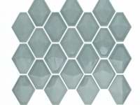 Brookline Diamond Marine Blue 3x4 Glossy Ceramic Mosaic Tile in Blue, View 3, play video