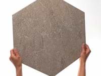 Shala Sand Beige 20" Hexagon Matte Porcelain Tile