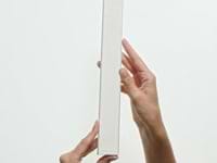 Vanilla Warm White 1.5x12 Polished Marble Pencil