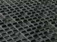 Rakestone Carved Cube Noir Black 12x24 3D Honed Basalt Stone Tile