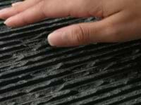Rakestone Carved Split Noir Black 12x24 Textured Honed Basalt Stone Tile