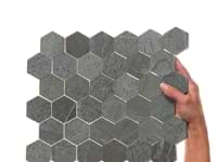 Tia Verde Green 2" Hexagon Honed Marble Mosaic Tile