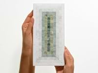 Ako Verde Green 4x9 Rectangle Marble Micro Mosaic Tile
