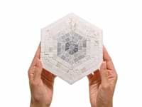 Ako Grigio Gray 6" Hexagon Marble Micro Mosaic Tile
