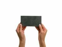 India Black 3x6 Tumbled Slate Tile