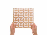 Angela Harris Mediterra Kasma Terracotta Décor 8x8 Matte Porcelain Tile