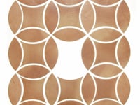Raval Canyon Terracotta 3x8 Petal and 6x6 Kite Matte Porcelain Tile