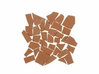 Terra Cortona Piazza Matte Terracotta Mosaic Tile