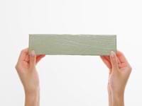 Impress Verde Green 2x10 Handmade Matte Terracotta Tile