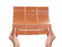 Brixon Canyon Red 1.5x4 Stacked Matte Porcelain Mosaic Tile