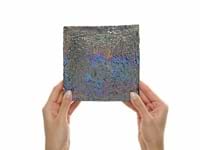 Opera Terracotta by Paula Purroy Volcano 6x6 Square Matte and Iridescent Terracotta Tile